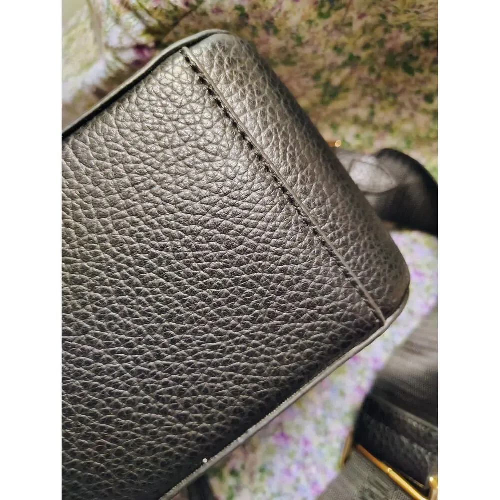 NWOT Steve Madden Woven Black Crossbody Camera Bag
